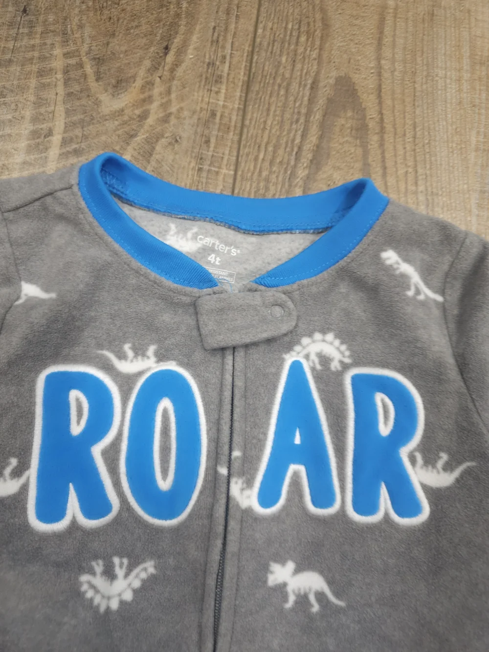 4/$10 Kids 4T Dinosaur Footie Pajamas Carters Fleece